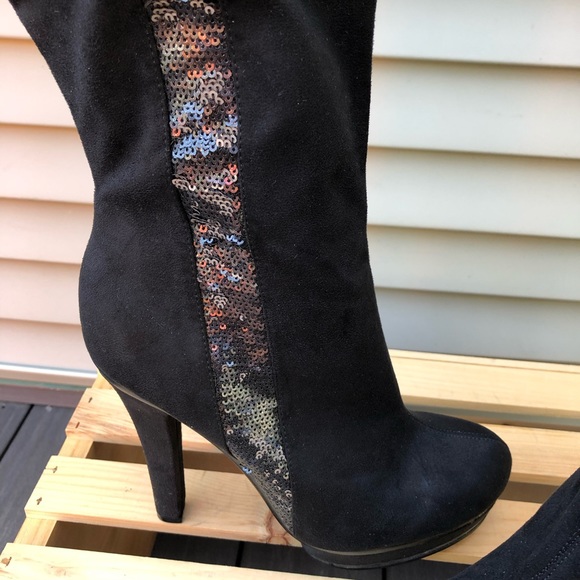 JLo Malina Black Boots - Picture 6 of 8